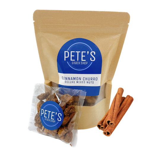 750x750 Cinnamon Churro Mixed Nuts - 2 Sizes - Pete's Snack Shop - Website