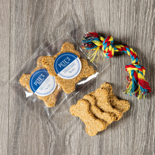 Pup Snack and Play Box - Granola Barks - Dog Treats - Inside Box - Pete's Snack Shop