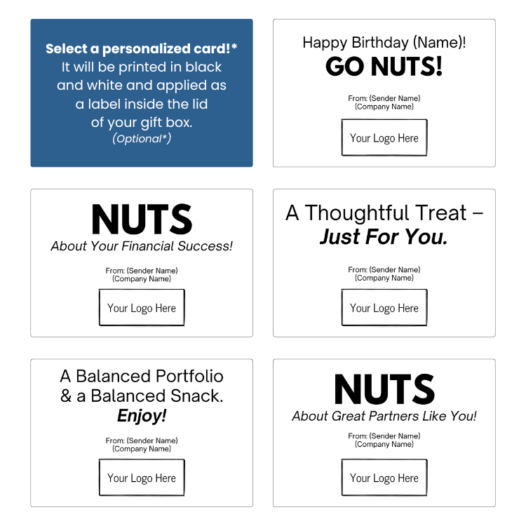 Pete's Snack Shop - Gift Box Message Options