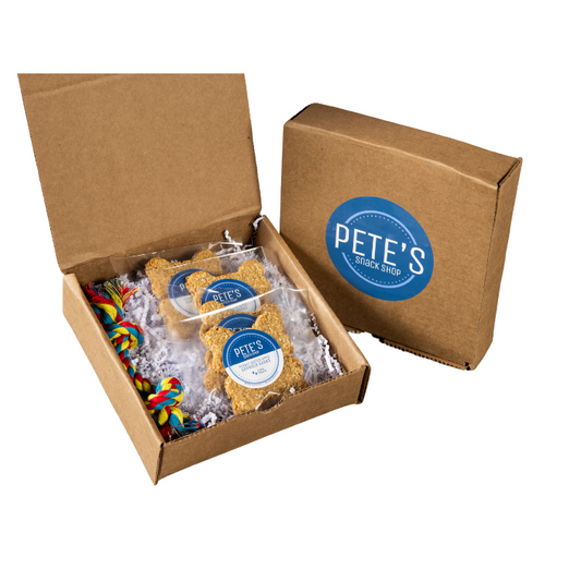 Pup Snack and Play Box - Granola Barks - Dog Treats - Pete's Snack Shop