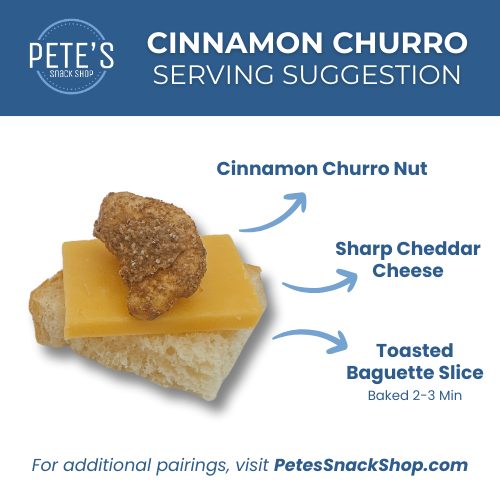 Pete's Snack Shop - Cinnamon Churro Mixed Nuts - Serving Suggestion - Appetizer